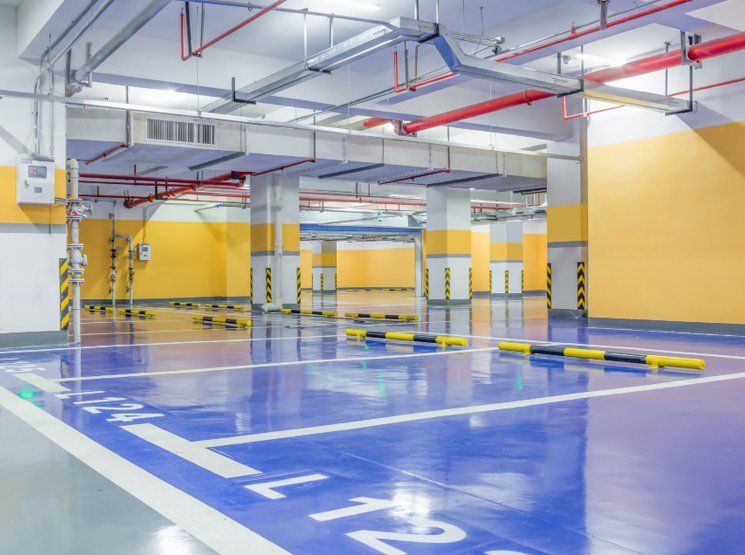 Garage epoxy flooring for durable concrete surfaces in England Epoxy flooring for schools and education spaces in England